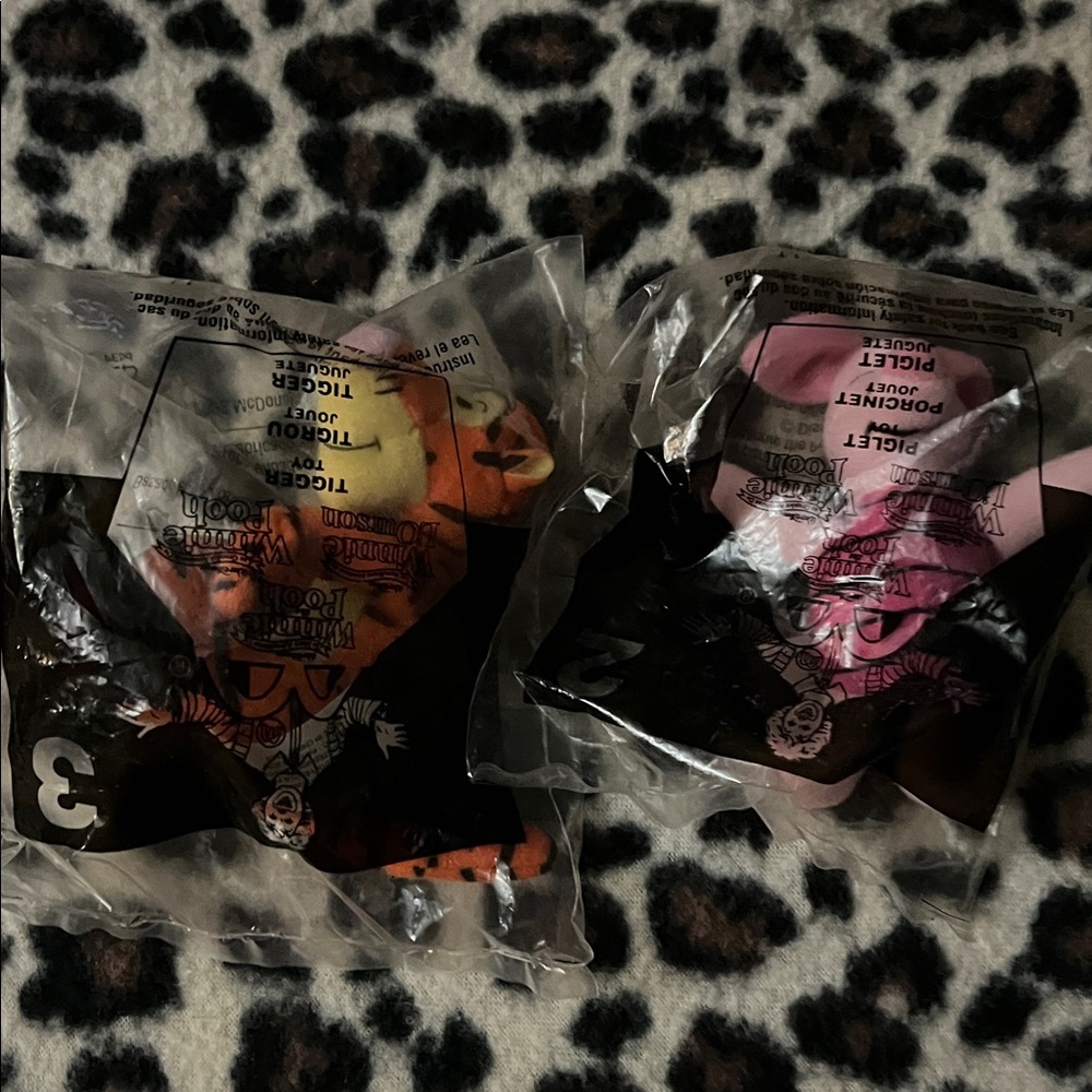 McDonald's Winnie the Pooh Tiger and Piglet